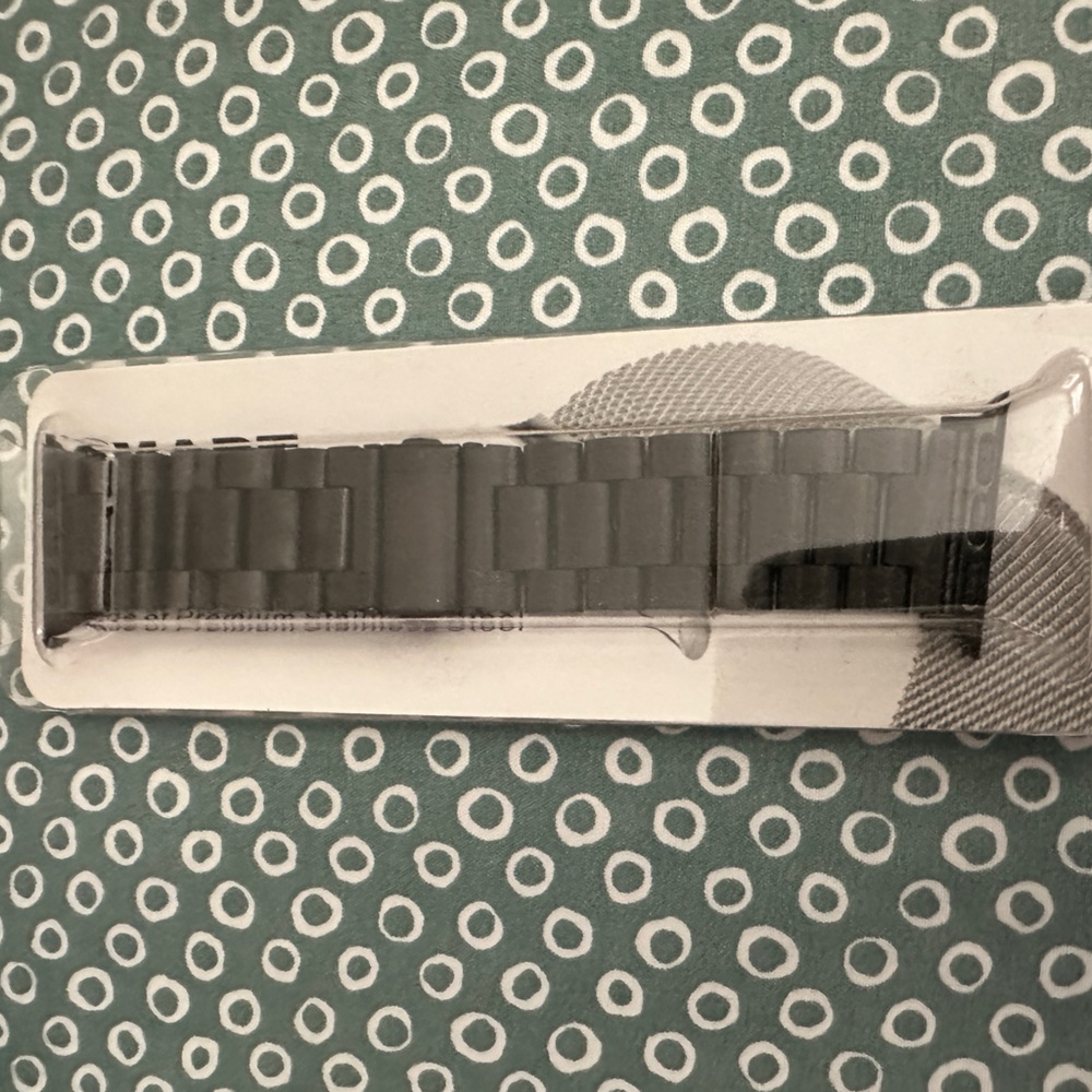 ♦️NIP♦️Black Stainless Steel Watch Band